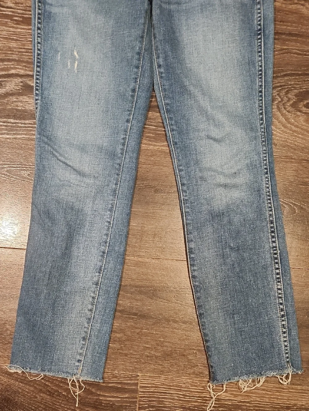 ❤️ J CREW HIGH RISE VINTAGE SLIM STRAIGHT JEANS, TILDA WASH, RAW HEM, 2 (26)St